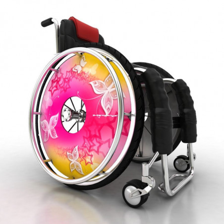 Flying Butterflies Wheelchair Wheel Cover