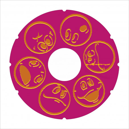 Wheelchair wheel cover emoji