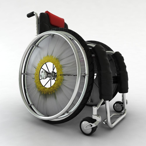 Daisy Flower Wheelchair Wheel Covers