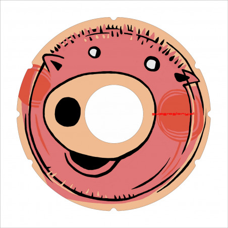 Pink Pig Wheelchair Spoke Cover