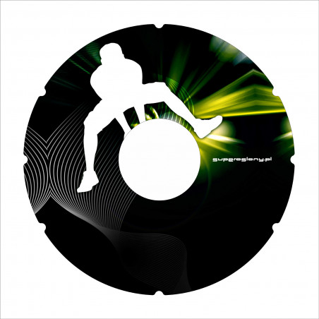 Wheelchair wheel cover for overcoming obstacles - parkour