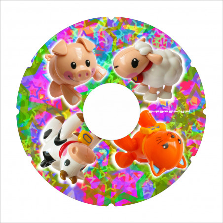 Wheelchair wheel spoke covers plastic animals