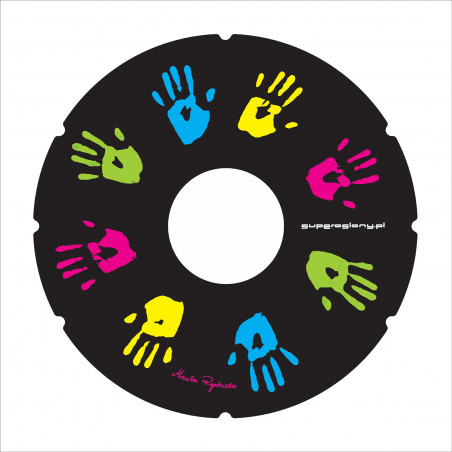 Wheelchair Wheel Spoke Cover Colored Hands