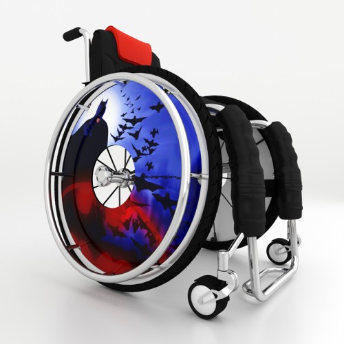 Bat Wheelchair Spoke Covers - Batman