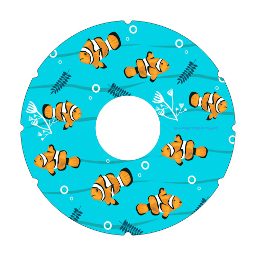 Osłona na szprychy kół wózka inwalidzkiego rybki Nemo ocean